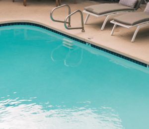 Swimming Pool wth Poolside Lounge Chairs in Ballina, NSW