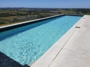 Fibreglass Pool After Installation